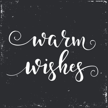 Neşeli Noel ve mutlu yeni yıl vintage kartlarla hat. El yazısıyla yazılan yazı.