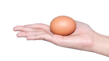 yumurta Paskalya günü tutan el