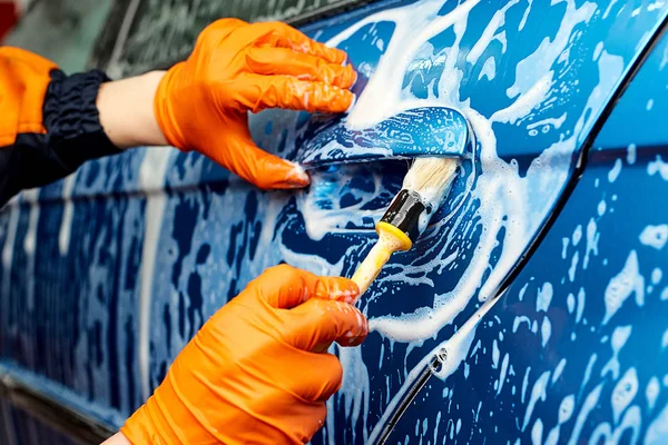 Szczegółowe Myjnia samochodowa — Zdjęcie stockowe