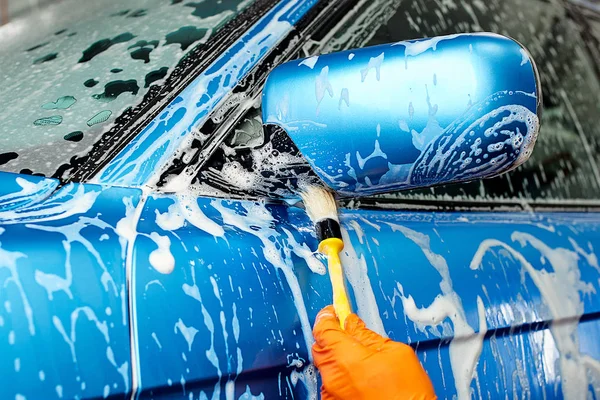 Detailed car wash — Stock Photo, Image