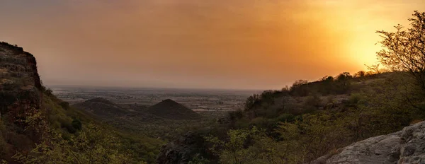 Schöner Sonnenuntergang im nördlichen Pantanal — Stockfoto