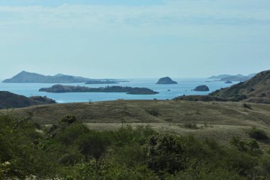 Denizle Dağ Manzarası 