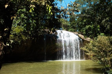 Şelale Şelalesi Prenn, Vietnam, doğal yüzme manzarası