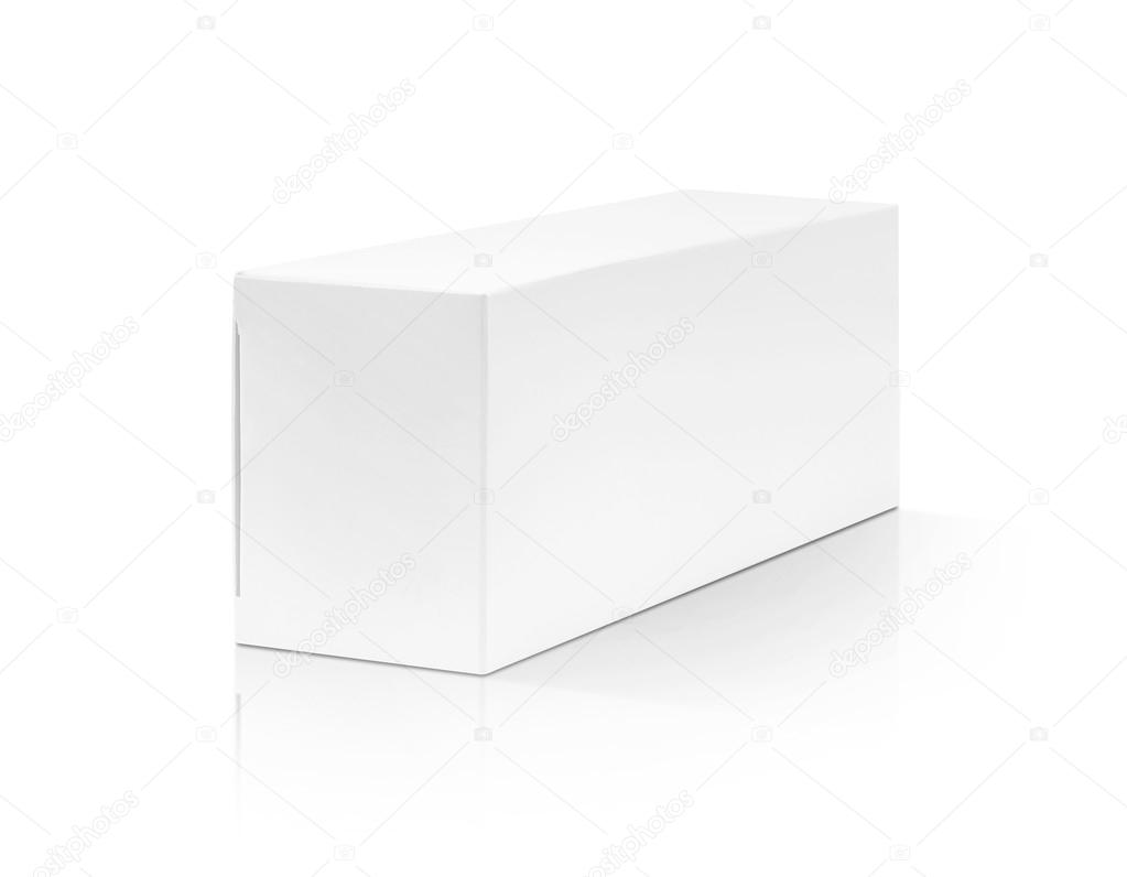 Cardboard Box Isolated On White Background With Clipping Path