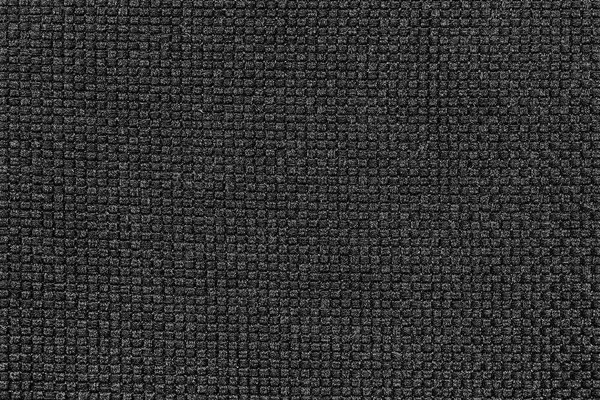 Closeup texture pattern of black canvas — Stock Photo, Image