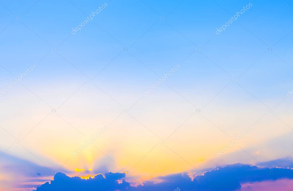 sunset sky background