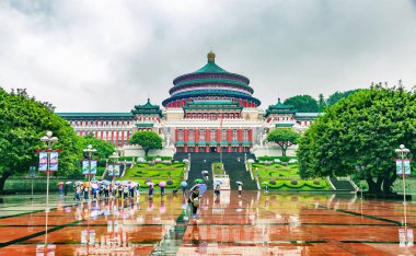 Chongqing, Çin'in orta insanlarda büyük salon