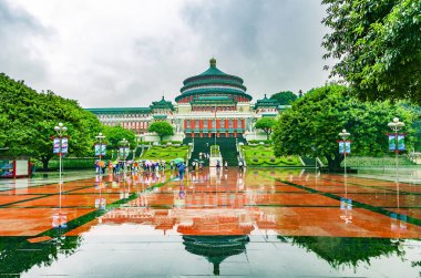 Chongqing, Çin'in orta insanlarda büyük salon