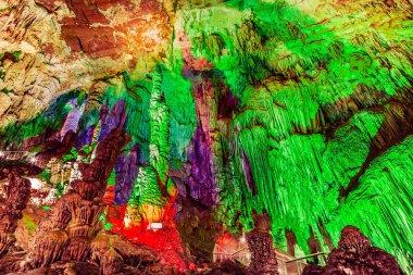 Furong mağara Wulong Karst Ulusal Jeoloji Park, Çin
