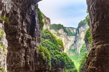 Wulong Karst dünya doğal miras Milli Parkı, Chongqing, Çin