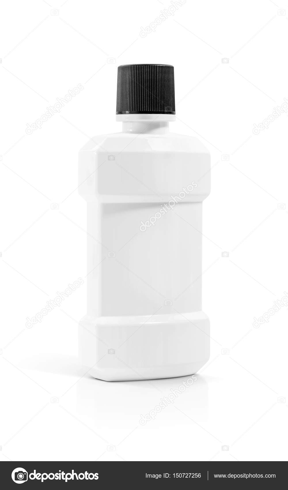 Download Blank Packaging Mouthwash Plastic Bottle Isolated On White Background Stock Photo C Dumrongsak 150727256 Yellowimages Mockups