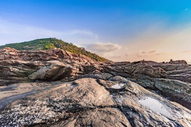 Rock dağ Kanyon manzarası sabah Sunrise