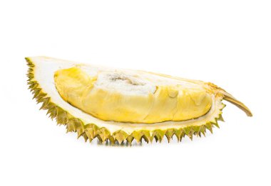 Beyaz arka planda izole durian Pzt tanga Tay meyve