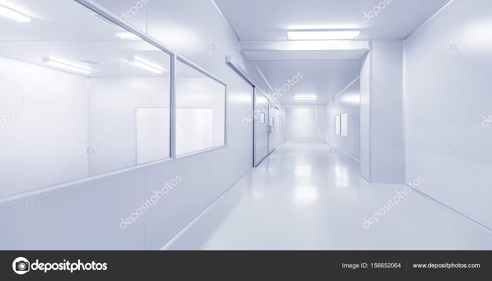 Modern interior science laboratory or factory background Stock Photo by  ©dumrongsak 156652064