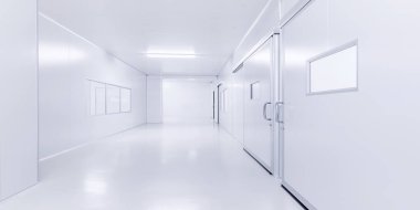 modern iç bilim Laboratuvarı veya fabrika arka plan