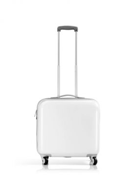 Beyaz plastik çanta veya beyaz arka plan üzerinde izole Bagaj