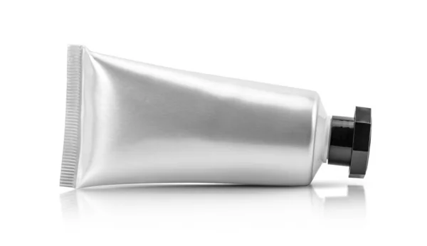 Tube en aluminium pour dentifrice ou modèle de produit cosmétique — Photo