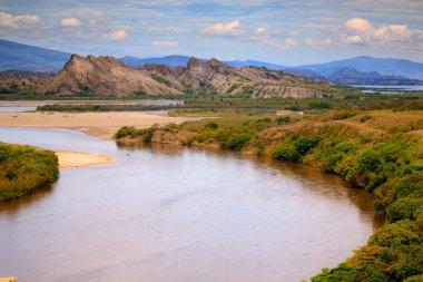 Büyük nehir ve rock Dağları, Kolombiya, latin magdalena Nehri