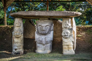 San augustin putlara, Kolombiya, Güney Amerika, Inka medeniyet ben
