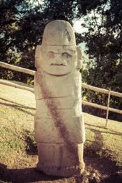 San augustin idols, colombia, south america, inka civilization i — стоковое фото