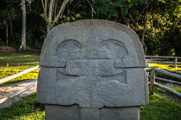San augustin idoli, Kolumbia, Ameryka Południowa, inka cywilizacji i — Zdjęcie stockowe