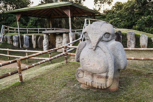 San augustin idols, colombia, south america, inka civilization i — стоковое фото