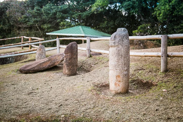 San augustin idols, colombia, south america, inka civilization i — стоковое фото