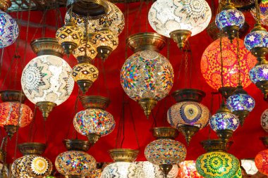 Türk ın Bazaarı lambalar istanbul Türkiye Pazarı
