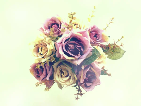 Bouquet de fleurs avec fond d'espace de copie — Photo