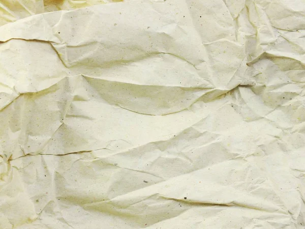 Witte verfrommeld papier achtergrond van papier textuur — Stockfoto