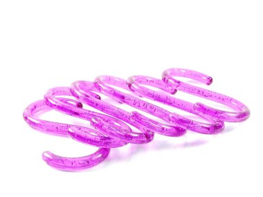 s-şekil üzerinde izole beyaz arka plan kanca