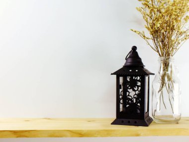 fener mum ev dekorasyon nesnesiyle süslemeleri