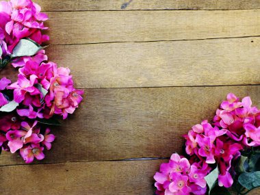 çiçek buketi vintage filtre renk ile ahşap arka plan