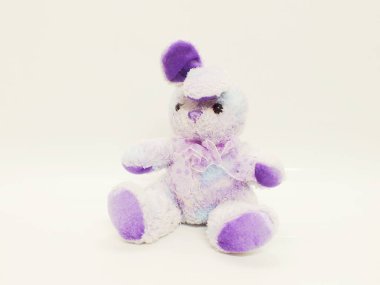 tavşan Paskalya tavşanı bebek beyaz arka plan üzerinde