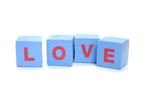 Woord Liefde Achtergrond Valentine Dag Achtergrond — Stockfoto