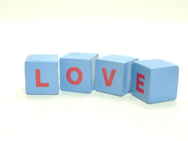 Wort Liebe Hintergrund Valentinstag Hintergrund — Stockfoto