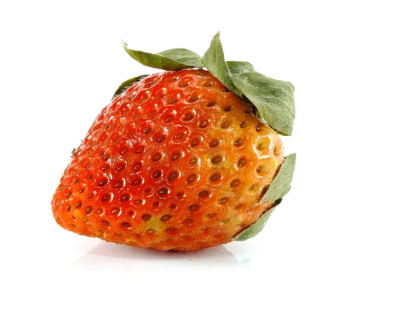 Rotten Strawberries White Background — Stock Photo, Image