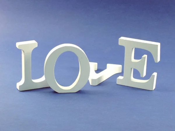 Valentinstag Hintergrund Alphabet Wort Liebe — Stockfoto