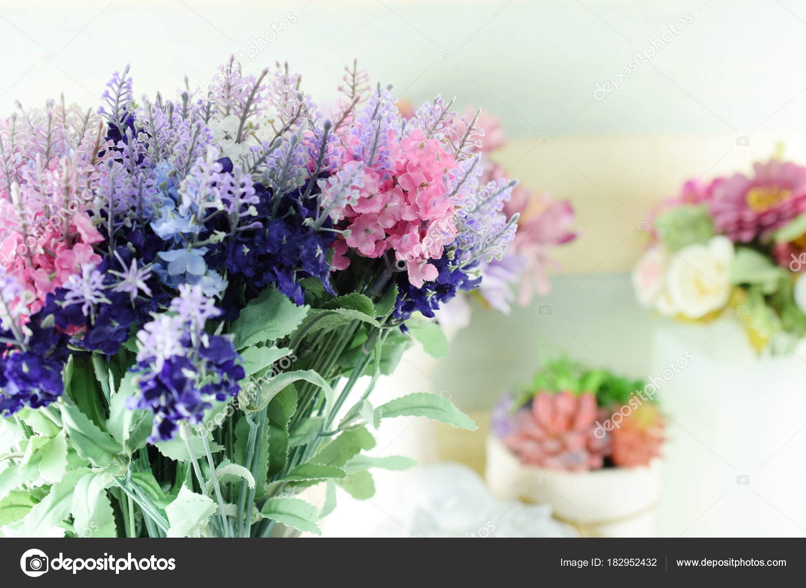 Bouquet Fleurs Artificielles Décoration Colorée