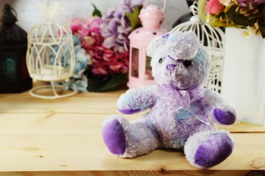 güzel iç bebek ve farklı ev ilgili nesneleri ile