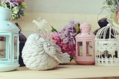 farklı ev ilgili nesneleri ile güzel iç dekorasyon