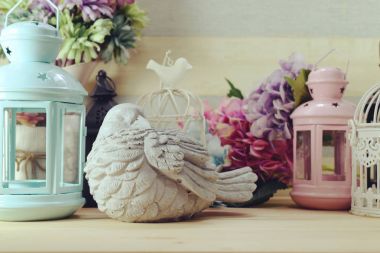 farklı ev ilgili nesneleri ile güzel iç dekorasyon