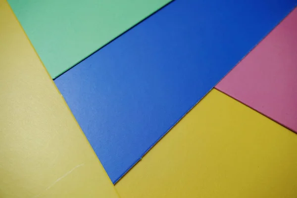 Geometrische Met Kleurrijke Papier Textuur Achtergrond — Stockfoto