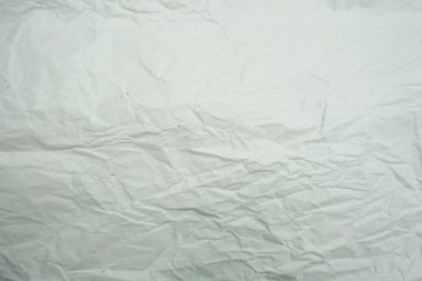 White crumpled paper empty background
