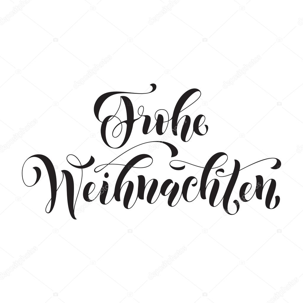 Frohe Weihnachten german Christmas greeting card Stock Vector by ©ronedale 125567406