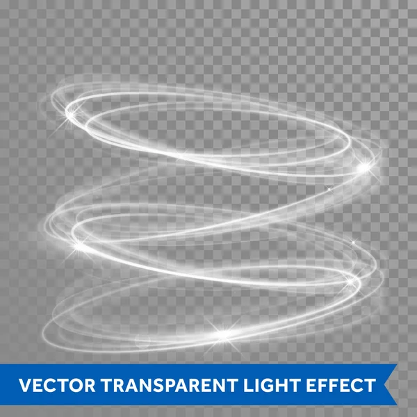 Vektor neon fény hatás kör spirál — Stock Vector
