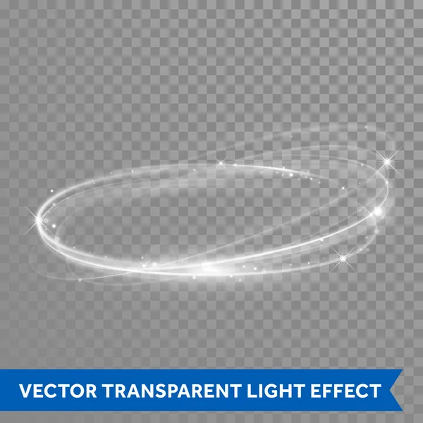 Vector neón efecto luz círculo espiral — Archivo Imágenes Vectoriales