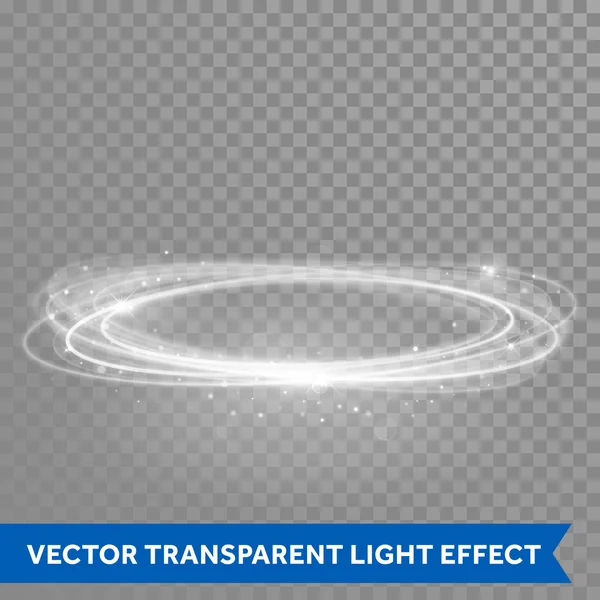 Векторний неоновий світловий ефект кола спіраль — стоковий вектор