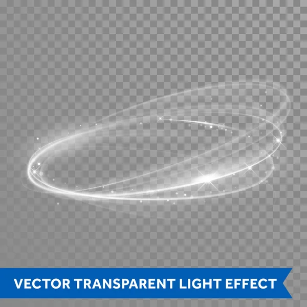 Vector neón efecto luz círculo espiral — Archivo Imágenes Vectoriales