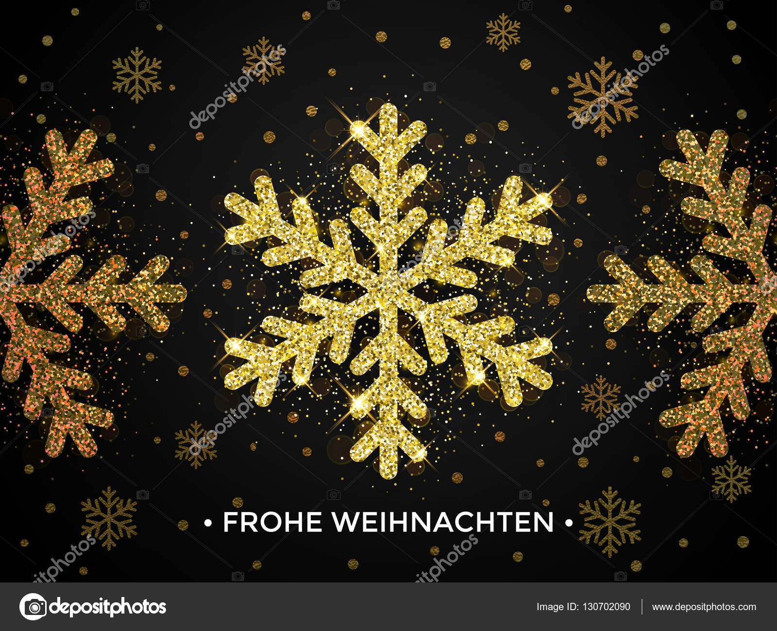 Frohe Weihnachten. German Christmas greeting card — Stockvector